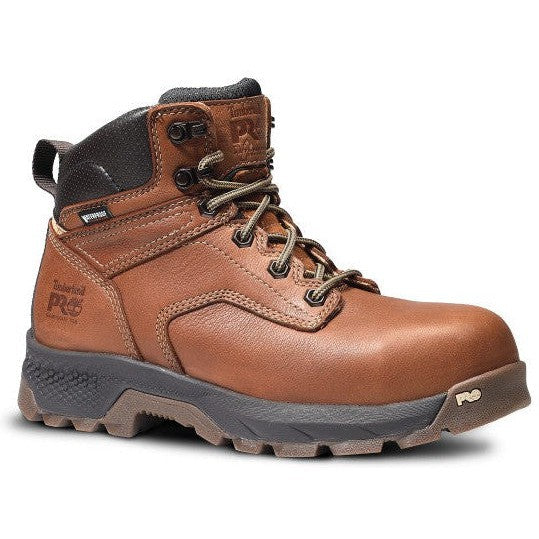 Timberland Pro Women's Titan Evolution 6" Composite Toe Waterproof Work Boot- Brown- TB1A5P1A214 - Overlook Boots