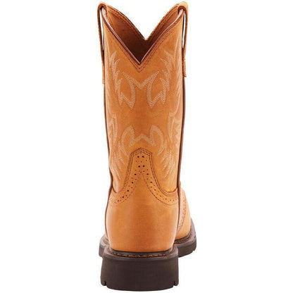Ariat Men's Sierra Saddle 10" Soft Toe Pull-On Western Work Boot - 10002304  - Overlook Boots