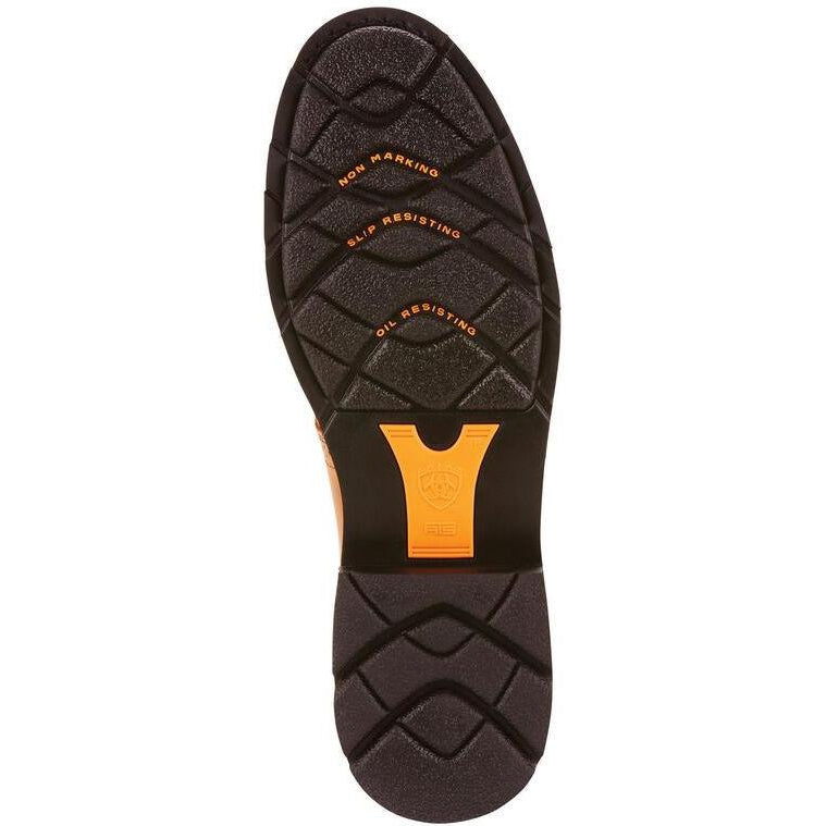 Ariat Men's Sierra Saddle 10" Soft Toe Pull-On Western Work Boot - 10002304  - Overlook Boots