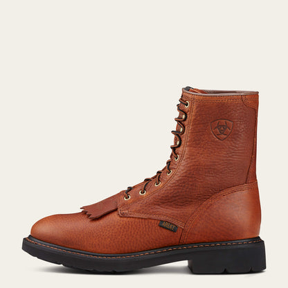 Ariat Men's Cascade 8" Soft Toe Lace Up Western Work Boot- Sunshine - 10002420  - Overlook Boots