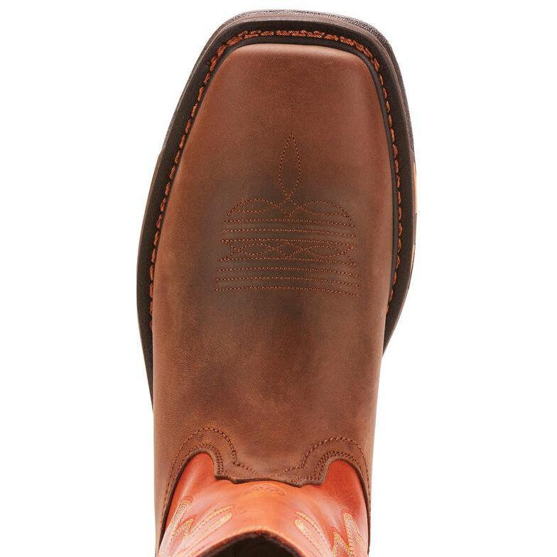 Ariat Men's WorkHog 11" Wide Square Soft Toe Western Work Boot- Earth 10005888  - Overlook Boots