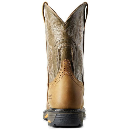 Ariat Men's WorkHog 10" Soft Toe Waterproof Western Work Boot - Aged Bark - 10008633 - Overlook Boots
