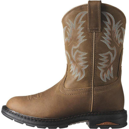 Ariat Women's Tracey 9" Composite Toe Western Work Boot - Dusted Brown - 10008634 - Overlook Boots