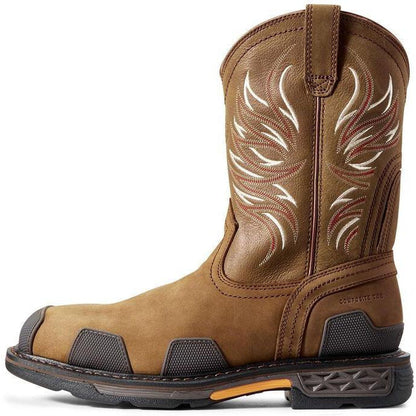Ariat Men's OverDrive 11" Wide Square Composite Toe Western Work Boot - 10011933 - Overlook Boots