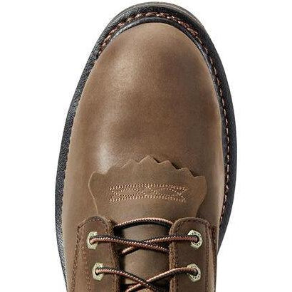 Ariat Men's WorkHog 8" Composite Toe Waterproof Western Work Boot - Oily Brown - 10011943 - Overlook Boots