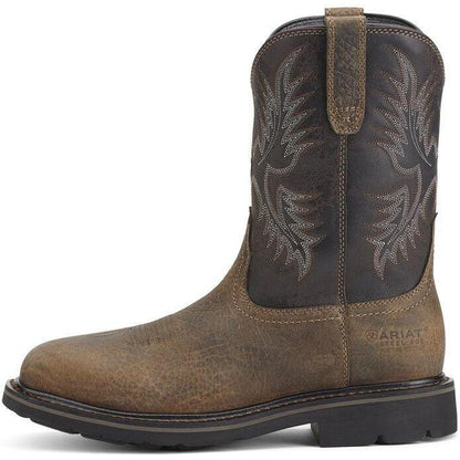 Ariat Men's Sierra Puncture Resistant 10" Steel Toe Western Work Boot - 10012948 - Overlook Boots