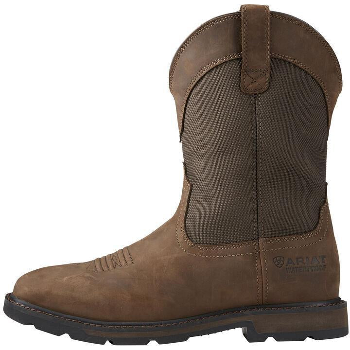 Ariat Men's Groundbreaker 10" Wide Steel Toe Western Work Boot - 10015196  - Overlook Boots