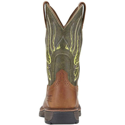 Ariat Men's WorkHog Mesteno 11" Composite Toe Waterproof Western Work Boot- Rust - 10015400 - Overlook Boots