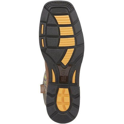 Ariat Men's WorkHog Mesteno 11" Composite Toe Waterproof Western Work Boot- Rust - 10015400 - Overlook Boots