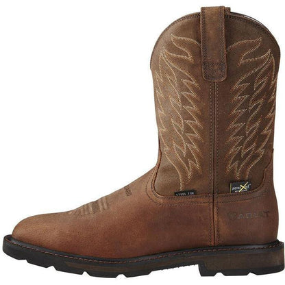 Ariat Men's Groundbreaker 10" Steel Toe Waterproof MetGuard Western Work Boot - 10020063  - Overlook Boots