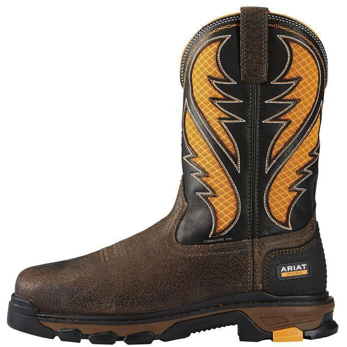 Ariat Men's Intrepid VentTEK 11" Composite Toe Work Boot - Brown - 10020072 - Overlook Boots