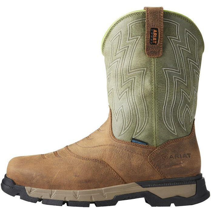 Ariat Men's Rebar Flex 10" Soft Toe Waterproof Western Work Boot - 10021485 - Overlook Boots