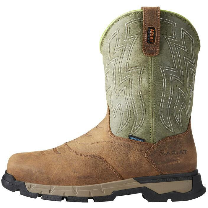 Ariat Men's Rebar Flex 10" Composite Toe Waterproof Western Work Boot - 10021486 - Overlook Boots