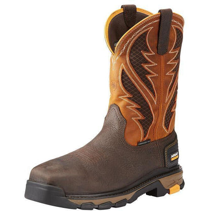Ariat Men's Intrepid VentTEK 11" Composite Toe Work Boot - Brown - 10023042 7 / Medium / Brown - Overlook Boots