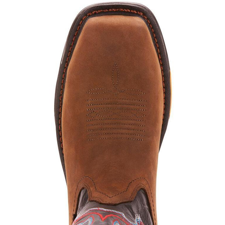 Ariat Men's WorkHog Extreme 11" Carbon Toe Waterproof Western Work Boot - Brown - 10024968 - Overlook Boots