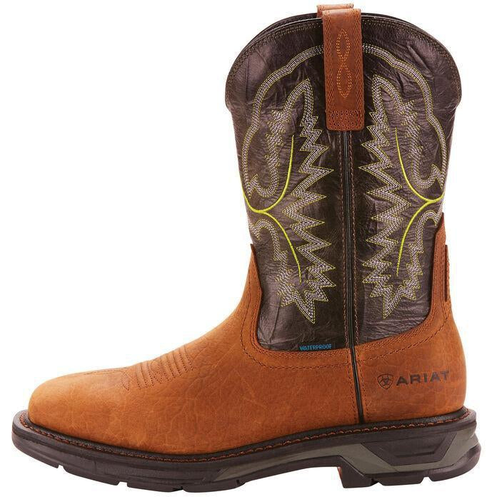 Ariat Men's WorkHog Extreme 11" Soft Toe Waterproof Work Boot - Tumbled - 10024971 - Overlook Boots