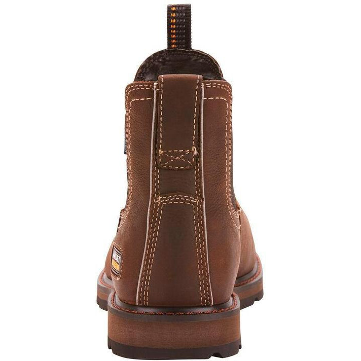 Ariat Men's Groundbreaker Chelsea 6" Steel Toe Waterproof Work Boot - 10024983 - Overlook Boots