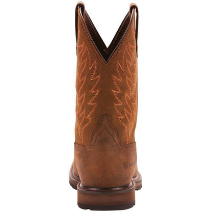 Ariat Men's Groundbreaker 10" Wide Sqr Western Work Boot- 10024984  - Overlook Boots