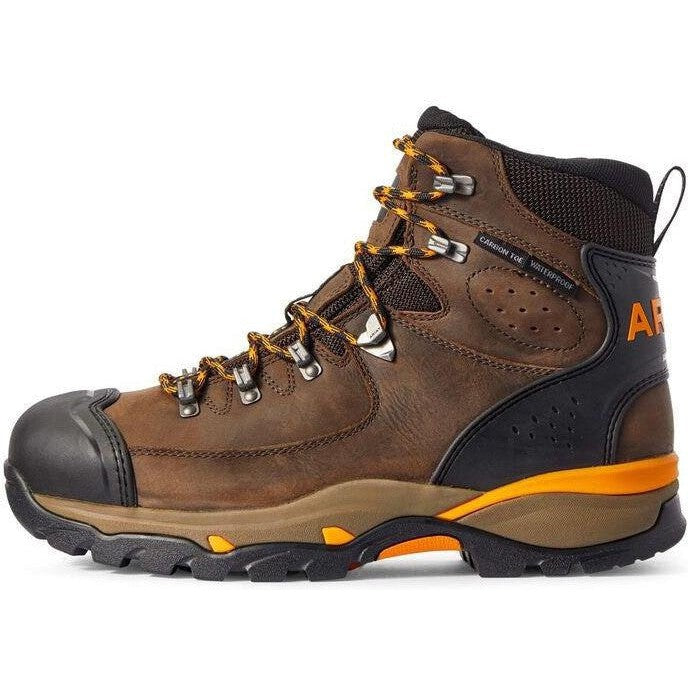 Ariat Men's Endeavor 6" Carbon Toe Waterproof Work Boot - Brown - 10031591 - Overlook Boots