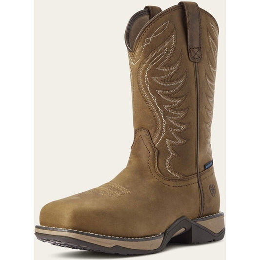 Ariat Women's Anthem Composite Toe Western Work Boot -Brown- 10031664 - Overlook Boots