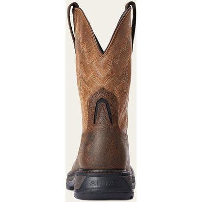 Ariat Men's Big Rig Soft Toe Western Work Boot -Brown- 10033963  - Overlook Boots