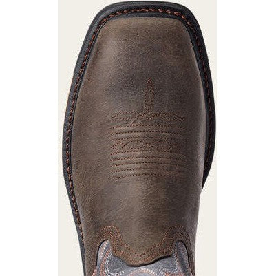 Ariat Men's Big Rig Composite Toe Western Work Boot -Coffee- 10033966  - Overlook Boots