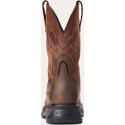 Ariat Men's Big Rig Soft Toe Waterproof Western Work Boot - Brown - 10033991 - Overlook Boots