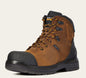 Ariat Men's Outlaw 6" Carbon Toe Waterproof Work Boot - Brown - 10033996 7 / Medium / Brown - Overlook Boots