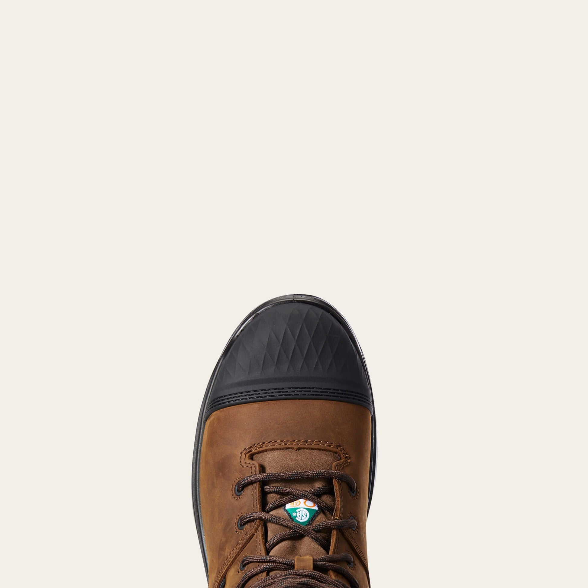 Ariat Men's Outlaw 8" Carbon Toe Waterproof 400G Insulated Puncture Resistant Work Boot - Brown - 10033997 - Overlook Boots