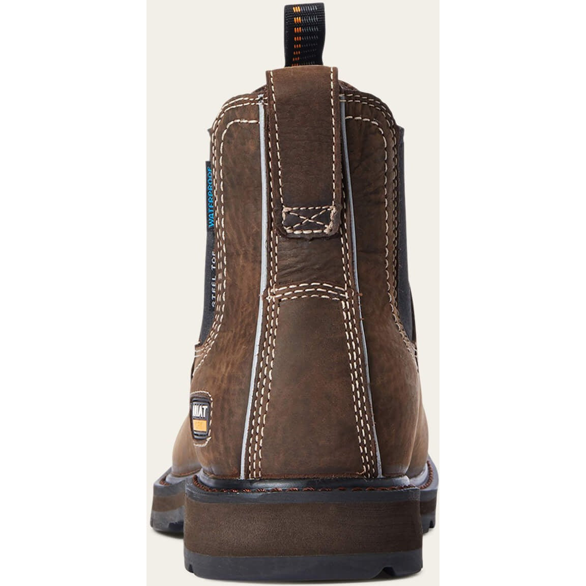 Ariat Men's Groundbreaker 6" Steel Toe Waterproof Chelsea Work Boot - 10034148 - Overlook Boots