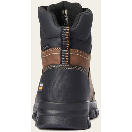 Ariat Men's Treadfast 6" Steel Toe Slip Resistant Work Boot - Brown - 10034671  - Overlook Boots