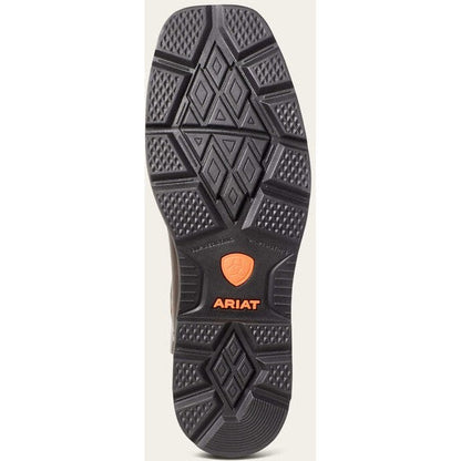 Ariat Men's Groundwork Wide Toe Steel Toe Western Work Boot -Brown- 10034717 - Overlook Boots