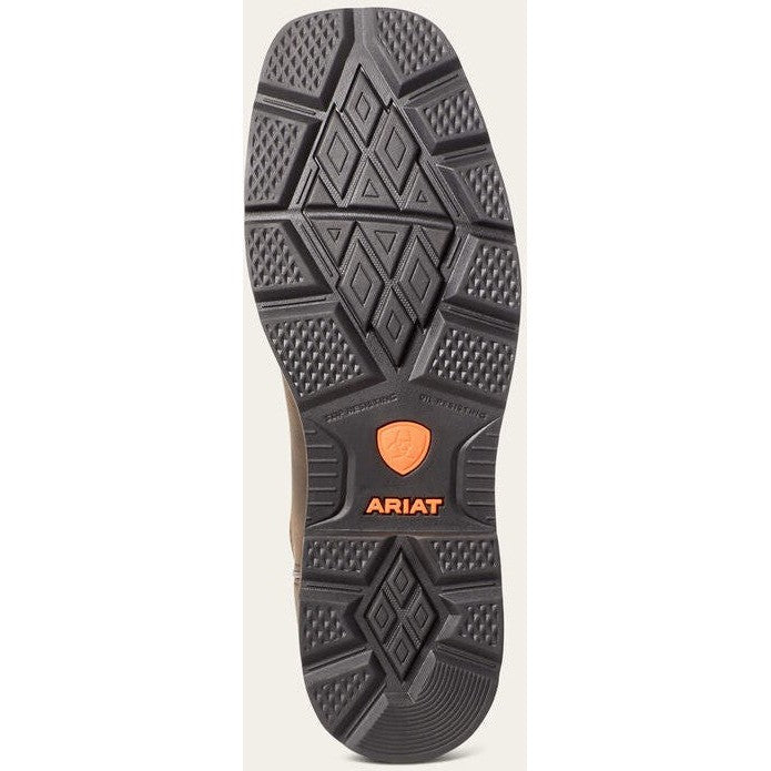 Ariat Men's Groundwork Steel Toe Waterproof Western Work Boot - Brown - 10034720 - Overlook Boots