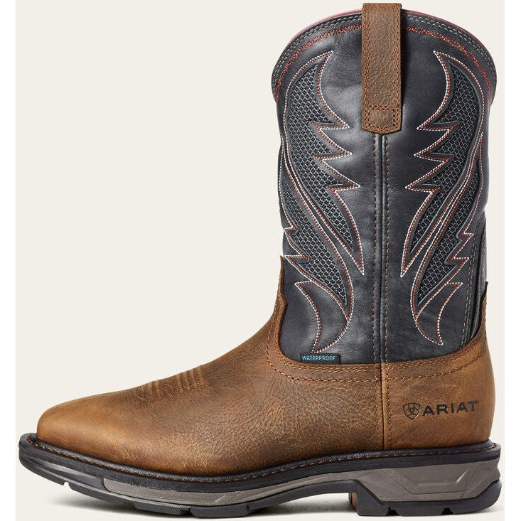 Ariat Men's WorkHog Xt VenTek Soft Toe Western Work Boot -Brown- 10035984  - Overlook Boots