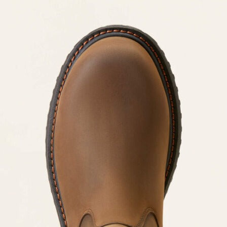 Ariat Men's Rigtek Composite Toe Waterproof Wellington Work Boot -Brown- 10035988 - Overlook Boots