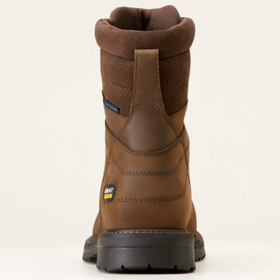 Ariat Men's Rigtek Csa 8" Composite Toe Waterproof Work Boot -Brown- 10035989 - Overlook Boots