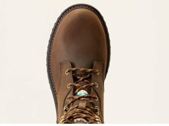 Ariat Men's Rigtek Csa 8" Composite Toe Waterproof Work Boot -Brown- 10035989 - Overlook Boots