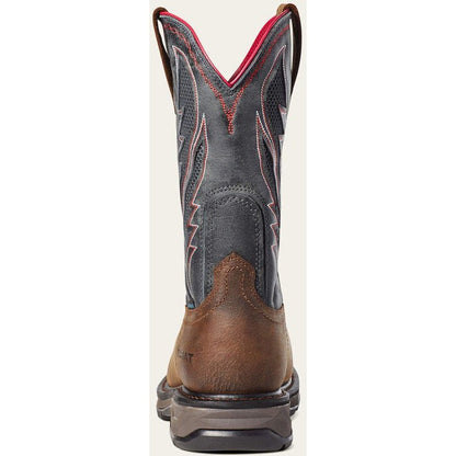 Ariat Men's WorkHog Xt VenTek Carbon Toe Western Work Boot -Brown- 10036005  - Overlook Boots