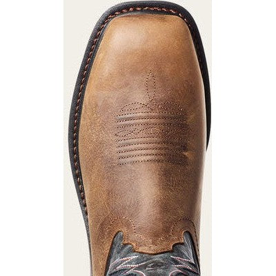 Ariat Men's WorkHog Xt VenTek Carbon Toe Western Work Boot -Brown- 10036005  - Overlook Boots