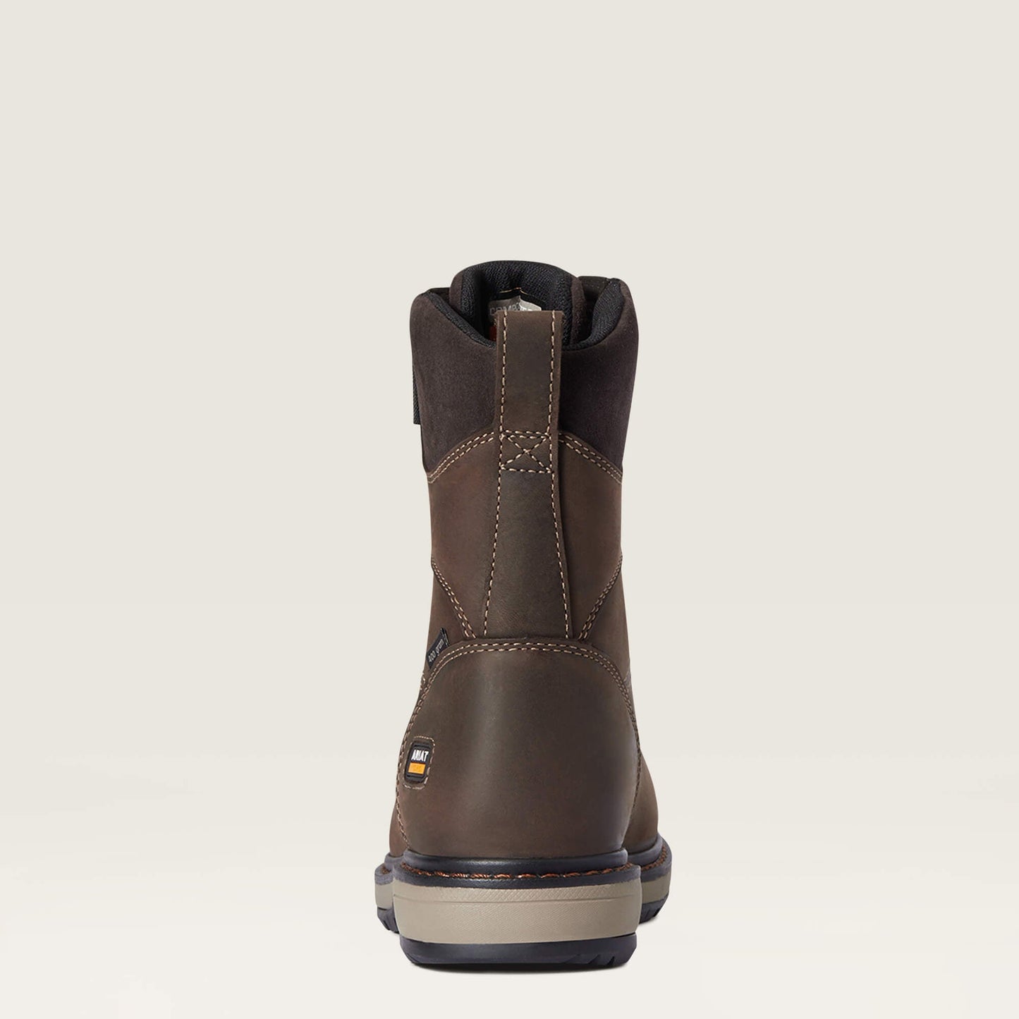Ariat Women's Riveter CSA 8" Composite Toe Waterproof 400G Ins Puncture Resistant Work Boot - Brown - 10036707 - Overlook Boots