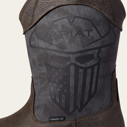 Ariat Men's WorkHog Xt Incognito Composite Toe Western Work Boot - Coffee - 10038223 - Overlook Boots