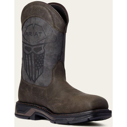 Ariat Men's WorkHog Xt Incognito Composite Toe Western Work Boot - Coffee - 10038223 7 / Medium / Brown - Overlook Boots