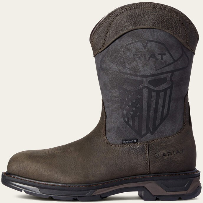 Ariat Men's WorkHog Xt Incognito Composite Toe Western Work Boot - Coffee - 10038223 - Overlook Boots