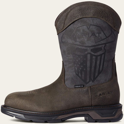 Ariat Men's WorkHog Xt Incognito Composite Toe Western Work Boot - Coffee - 10038223 - Overlook Boots