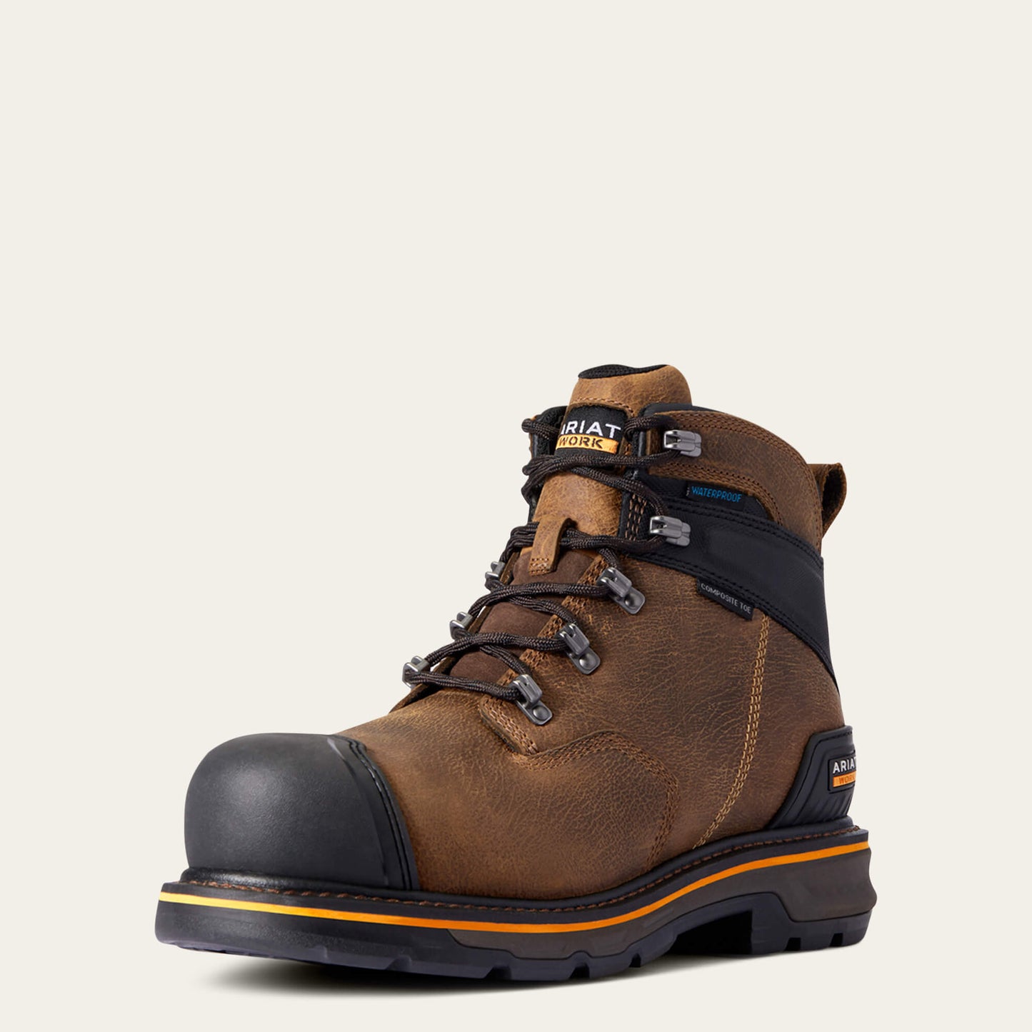 Ariat Men's Stump Jumper 6" Composite Toe Waterproof Work Boot - Dark Hickory - 10038299 - Overlook Boots