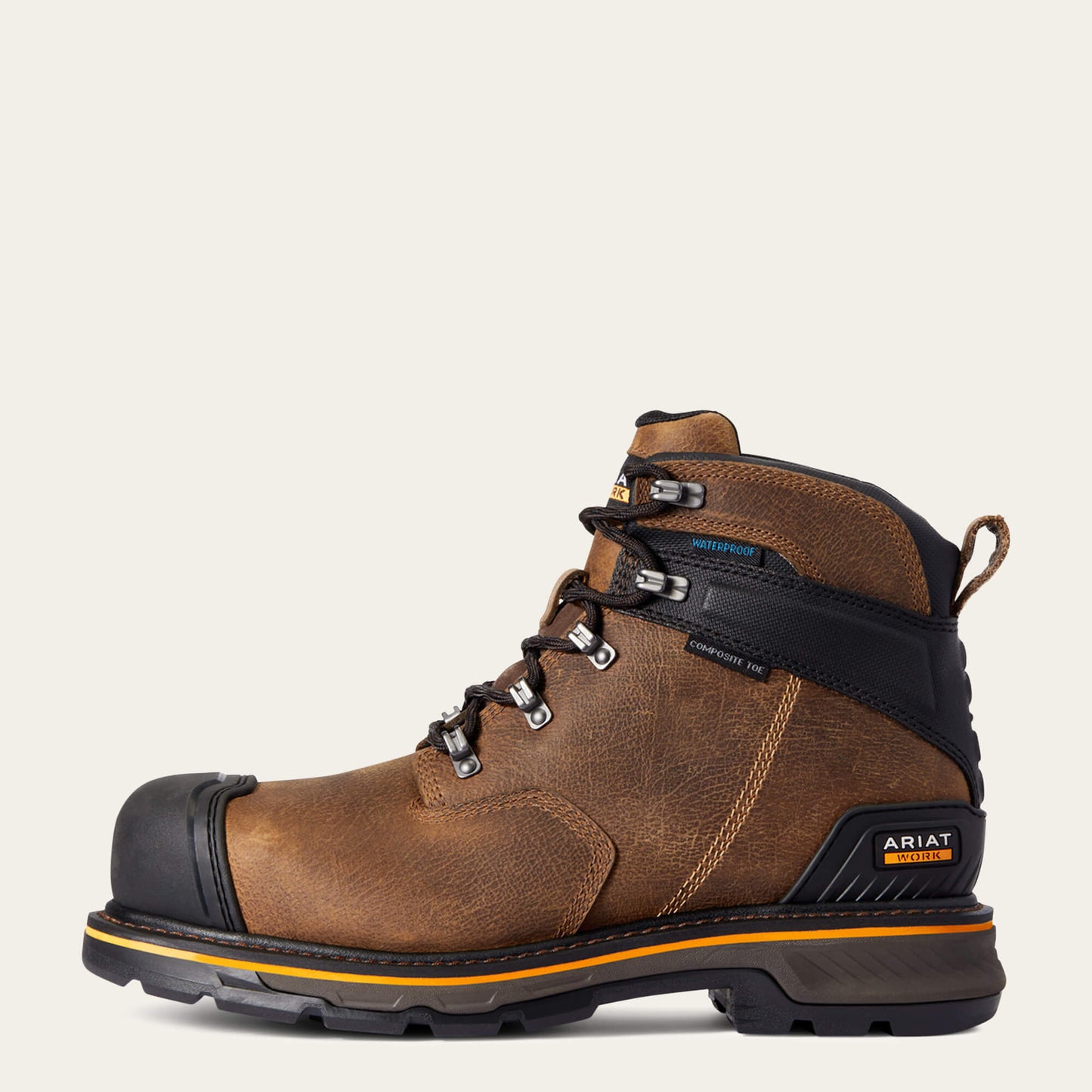 Ariat Men's Stump Jumper 6" Composite Toe Waterproof Work Boot - Dark Hickory - 10038299 - Overlook Boots
