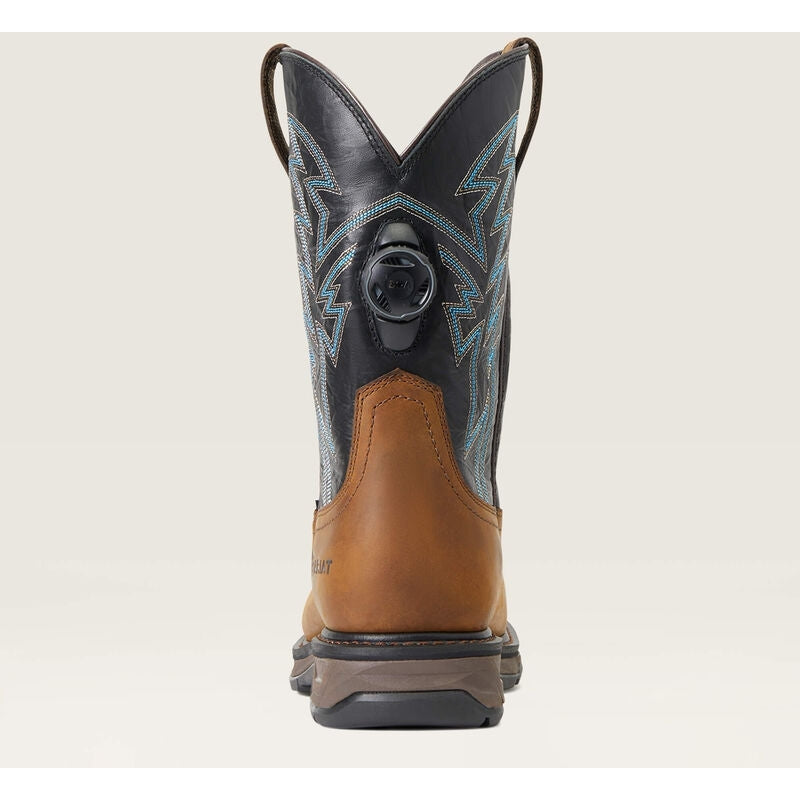 Ariat Men's WorkHog Xt BOA Carbon Toe Western Work Boot -Dark Earth- 10038923  - Overlook Boots