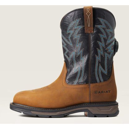 Ariat Men's WorkHog Xt BOA Carbon Toe Western Work Boot -Dark Earth- 10038923  - Overlook Boots