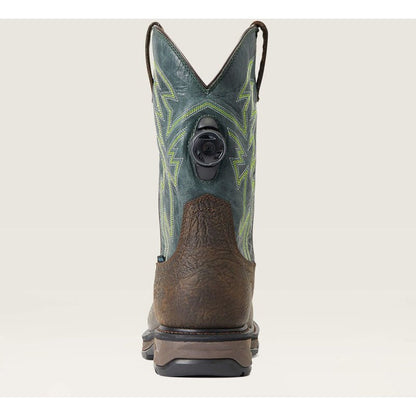 Ariat Men's WorkHog Xt Boa Carbon Toe Waterproof Western Work Boot - Brown - 10038924 - Overlook Boots