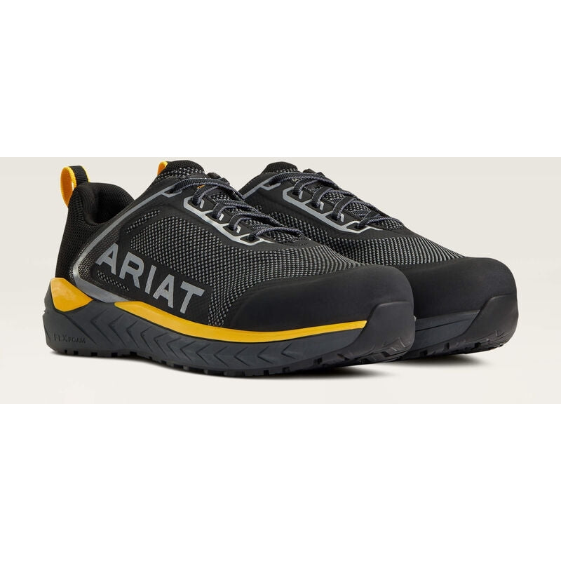Ariat Men's Outpace Sd Composite Toe Safety Slip Resistant Work Shoe -Charcoal- 10040319 - Overlook Boots